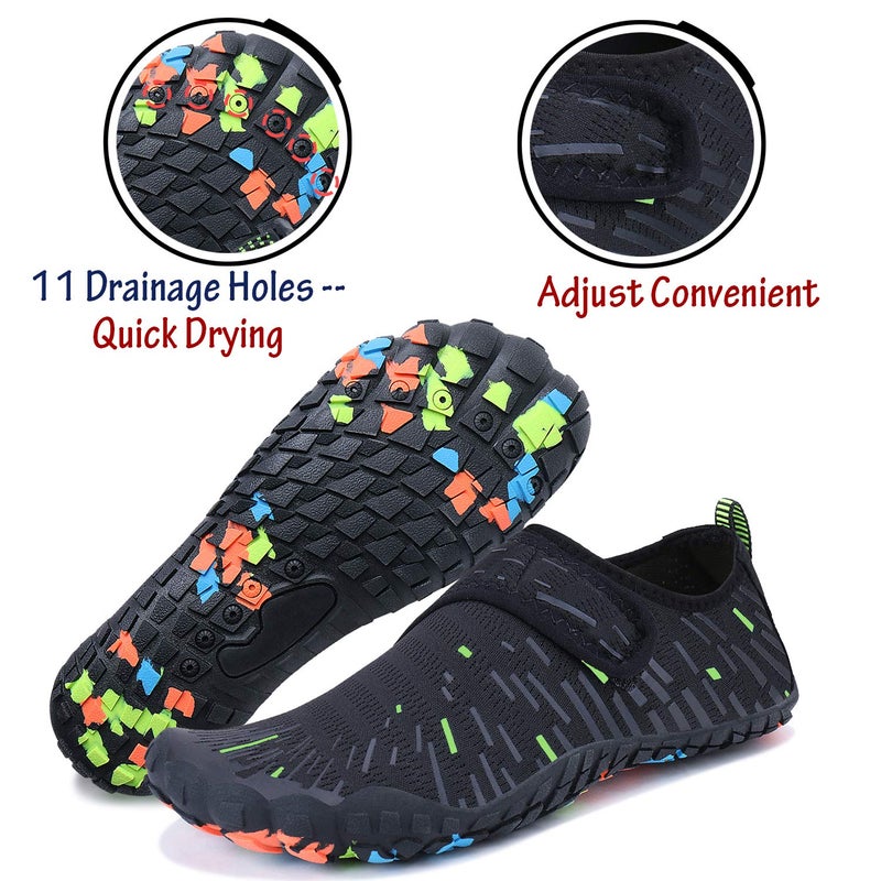 JointlyCreating Water Shoes Lightweight Comfort Sole Easy Walking Athletic Slip on Aqua Sock - Image 4